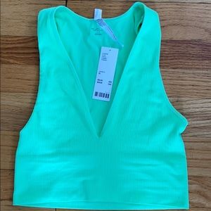 Neon Green Urban Outfitters NWT Crop Top